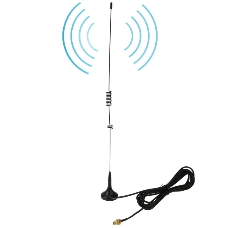 NAGOYA UT-106UV SMA Antena móvil magnética de doble banda hembra para walkie talkie, longitud de la antena: 37 cm