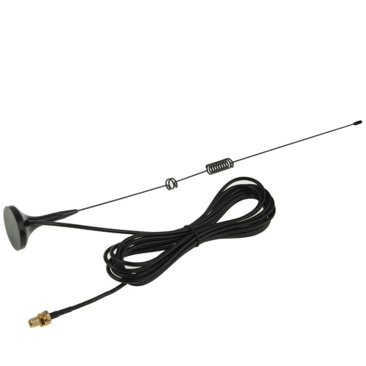 NAGOYA UT-106UV SMA Antena móvil magnética de doble banda hembra para walkie talkie, longitud de la antena: 37 cm