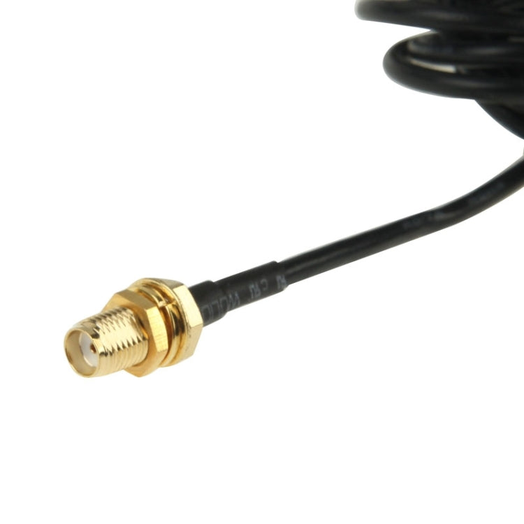 NAGOYA UT-106UV SMA Antena móvil magnética de doble banda hembra para walkie talkie, longitud de la antena: 37 cm
