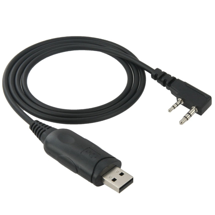 Cable de programa USB Cable de datos para Walkie Talkies, conector de 3,5 mm + 2,5 mm + USB 2.0