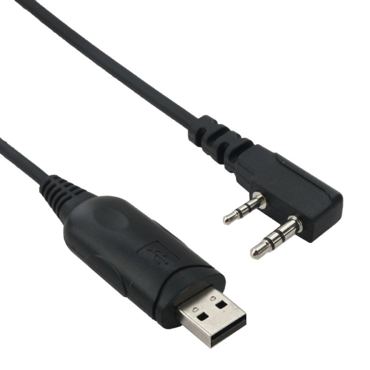 Cable de programa USB Cable de datos para Walkie Talkies, conector de 3,5 mm + 2,5 mm + USB 2.0