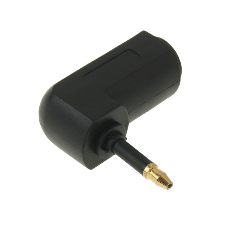 Adaptador de fibra óptica de 90 grados, cuadrado chapado en oro de alta calidad a fibra óptica de Audio redondo, 90 Degree Round Audio Optical Fiber