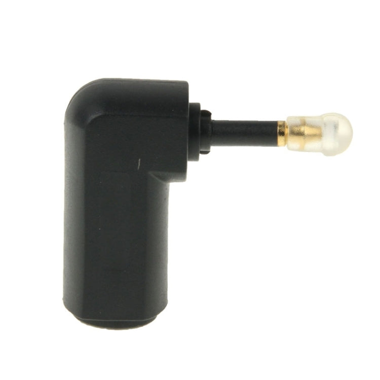 Adaptador de fibra óptica de 90 grados, cuadrado chapado en oro de alta calidad a fibra óptica de Audio redondo, 90 Degree Round Audio Optical Fiber