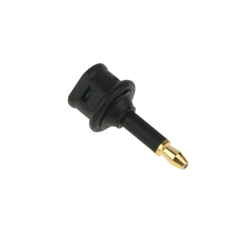Adaptador de fibra óptica cuadrado a redondo chapado en oro de 3,5 mm, 90 Degree Digital Audio Optical Fiber