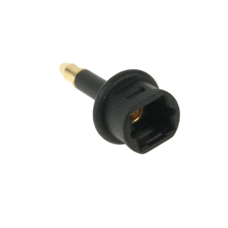 Adaptador de fibra óptica cuadrado a redondo chapado en oro de 3,5 mm, 90 Degree Digital Audio Optical Fiber