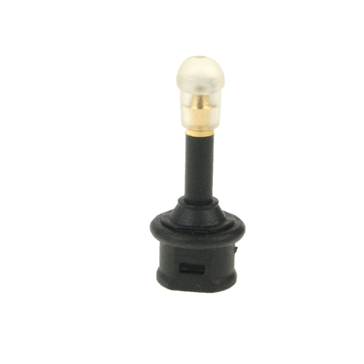 Adaptador de fibra óptica cuadrado a redondo chapado en oro de 3,5 mm, 90 Degree Digital Audio Optical Fiber