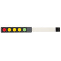 10 PCS Matrix 1 x 5 teclas Teclado de interruptor de membrana