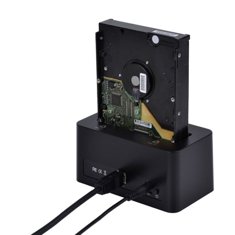 ORICO 6619US3 Estación de acoplamiento de disco duro USB 3.0 a SATA de supervelocidad de 5 Gbps para disco duro de 2,5 pulgadas/3,5 pulgadas, 6619US3