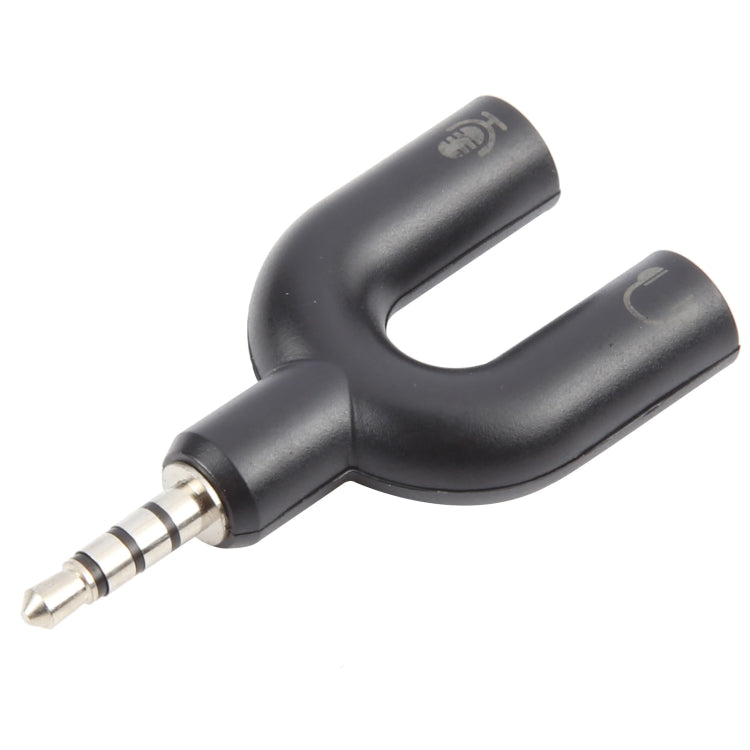 Adaptador divisor estéreo macho de 3,5 mm a auriculares y micrófono hembra de 3,5 mm