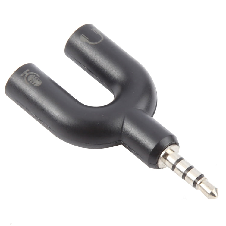 Adaptador divisor estéreo macho de 3,5 mm a auriculares y micrófono hembra de 3,5 mm