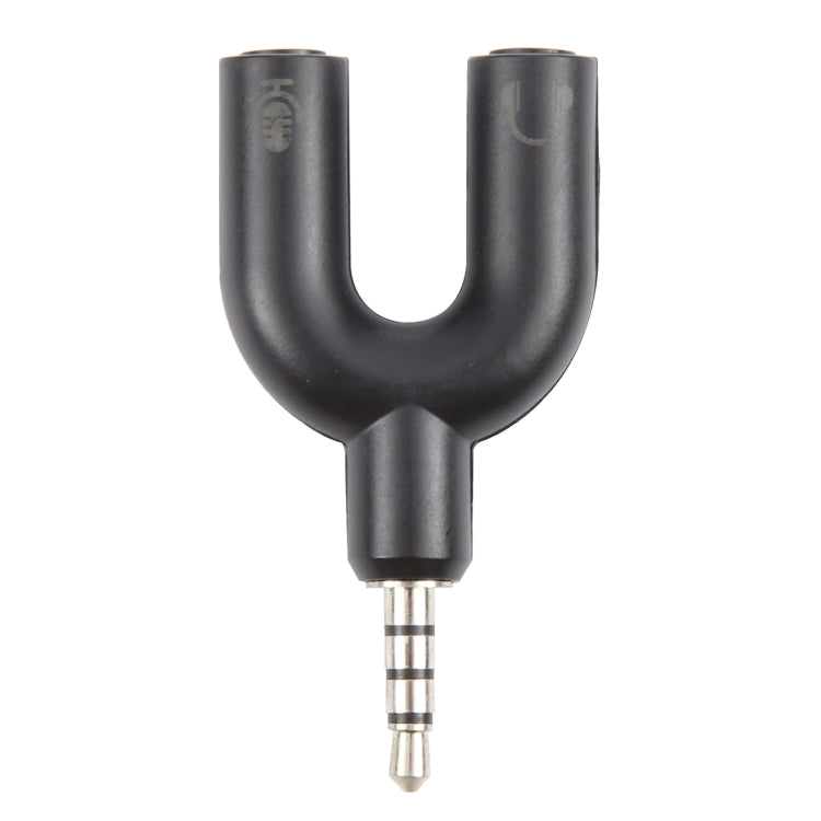 Adaptador divisor estéreo macho de 3,5 mm a auriculares y micrófono hembra de 3,5 mm