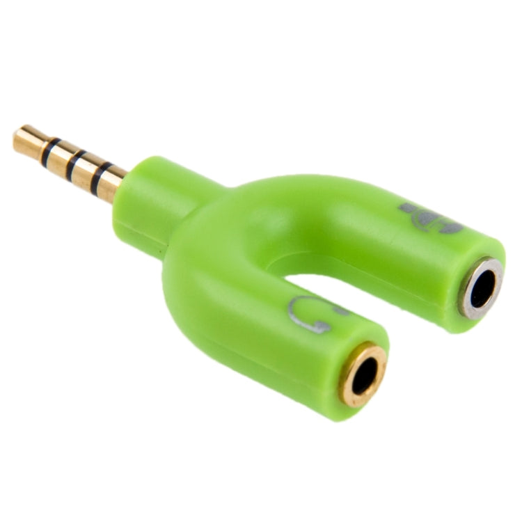 Adaptador divisor estéreo macho de 3,5 mm a auriculares y micrófono hembra de 3,5 mm