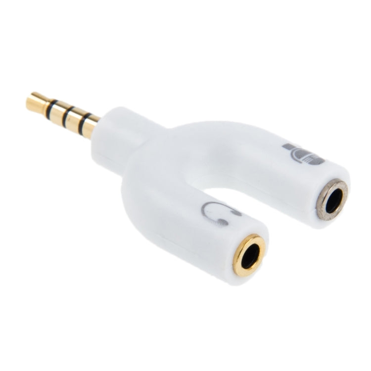 Adaptador divisor estéreo macho de 3,5 mm a auriculares y micrófono hembra de 3,5 mm