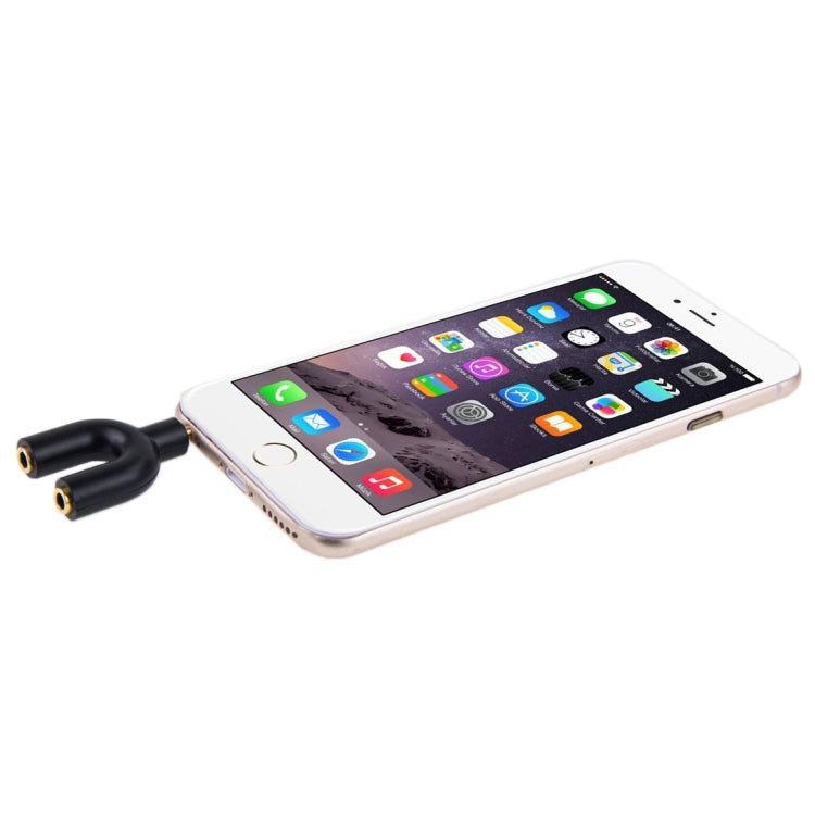 Adaptador divisor estéreo macho de 3,5 mm a doble hembra estéreo de 3,5 mm