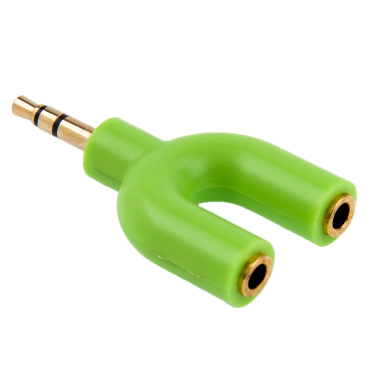 Adaptador divisor estéreo macho de 3,5 mm a doble hembra estéreo de 3,5 mm