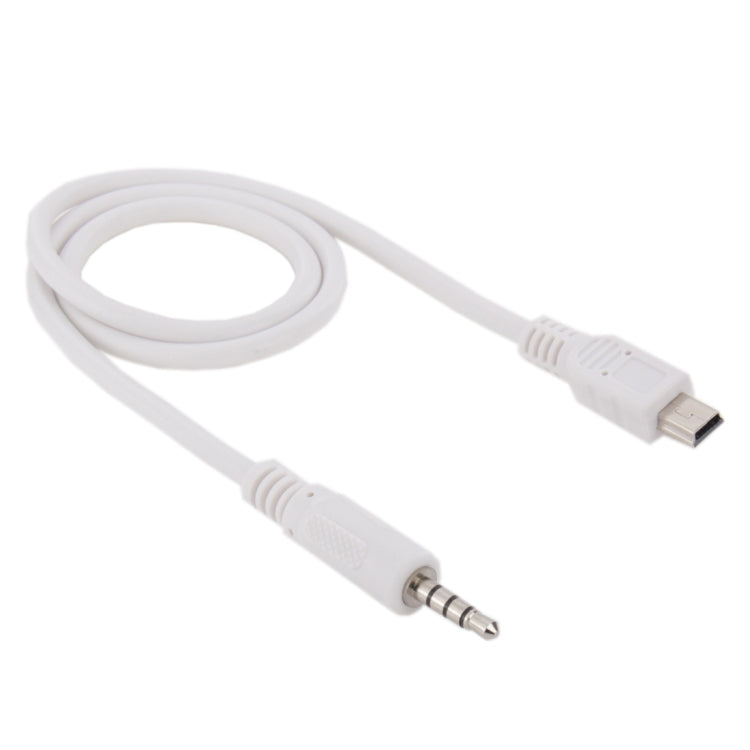 Cable auxiliar de audio macho de 3,5 mm a mini USB macho, longitud: aproximadamente 50 cm, Mini USB 50cm