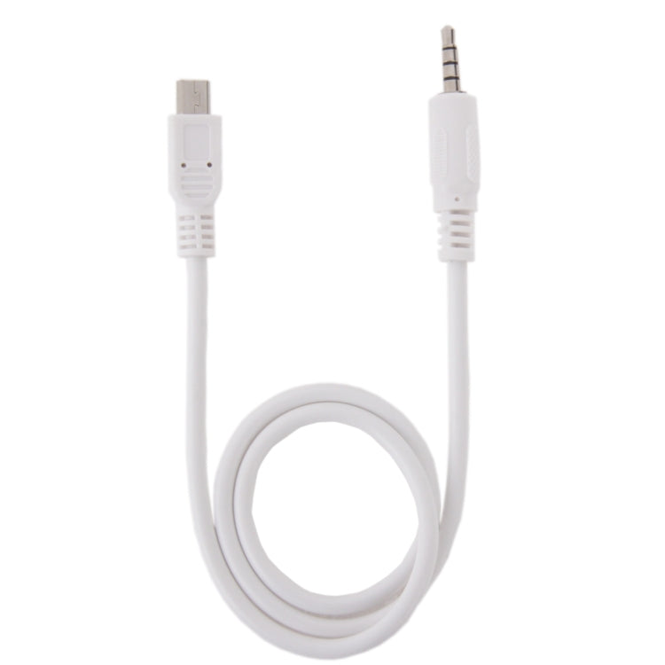 Cable auxiliar de audio macho de 3,5 mm a mini USB macho, longitud: aproximadamente 50 cm, Mini USB 50cm