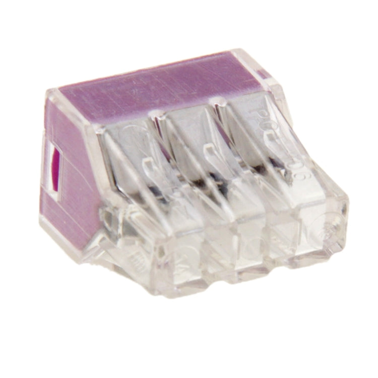 Conector de cable a presión de caja de conexiones de 6 pines, 10 Uds., para área seccional, cable duro de 1-2,5 milímetros cuadrados