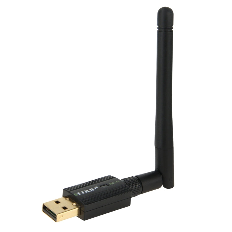 EDUP EP-N1581 Mini USB Wifi 802.11n/g/b 300Mbps 2.4GHz Adaptador inalámbrico Antena externa, EP-N1581