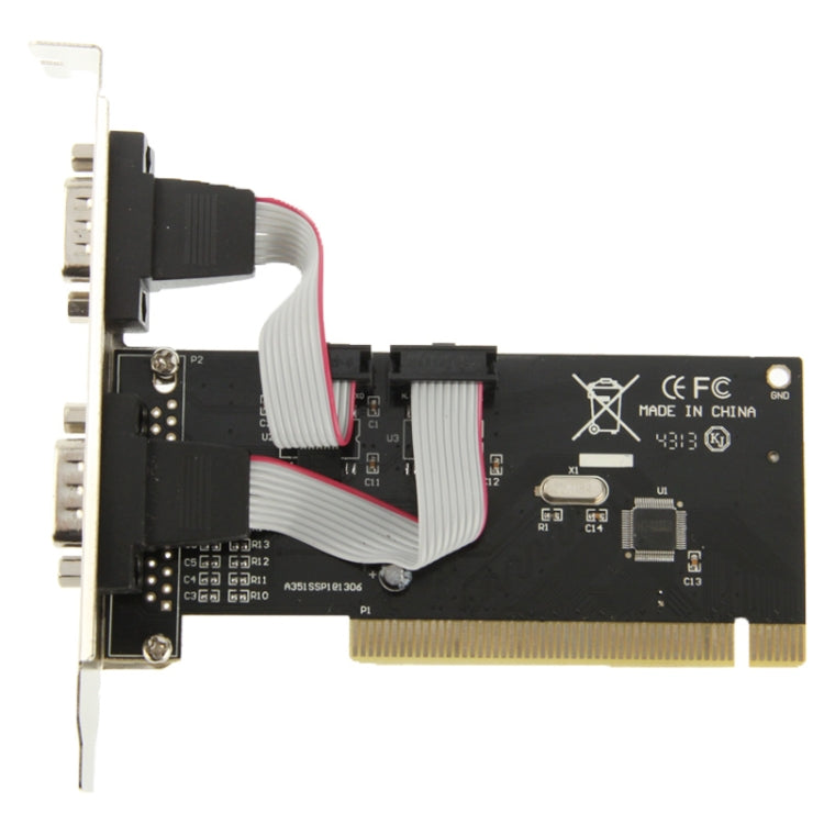 Tarjeta controladora de host PCI a serie de 2 puertos, 2 Ports DB9