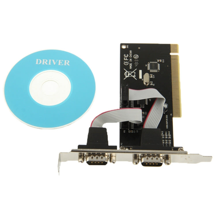 Tarjeta controladora de host PCI a serie de 2 puertos, 2 Ports DB9