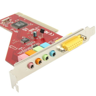 Tarjeta de sonido PCI Crystal de 4 canales, Crystal 4 Channel