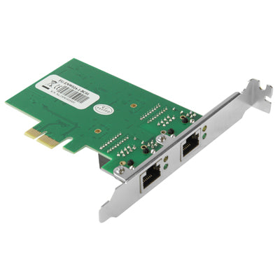 Adaptador de tarjeta controladora PCI-Express Dual Gigabit Ethernet 2 puertos RJ45 10/100/1000 BASE-T (IO-PCE8111-2GLAN), 2 Ports RJ45