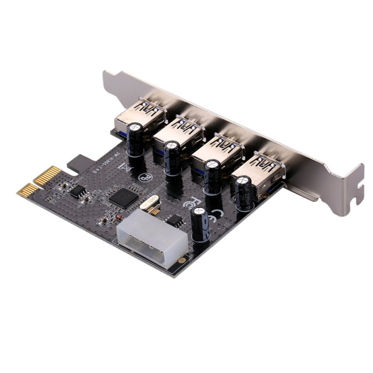 Tarjeta controladora USB 3.0 4 puertos PCI-E Express 5Gbps, 4 Ports USB 3.0