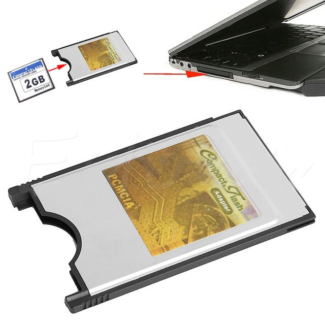 Lector de tarjetas adaptador PCMCIA Compact Flash CF a PC Card, CF to PC