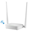 Tenda N301 Enrutador inalámbrico N300 de fácil configuración, velocidad de hasta 300 Mbps, entrega aleatoria de señales, N301