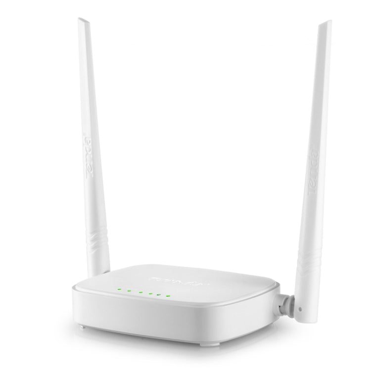 Tenda N301 Enrutador inalámbrico N300 de fácil configuración, velocidad de hasta 300 Mbps, entrega aleatoria de señales, N301