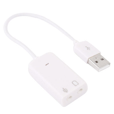 Adaptador de sonido USB 2.0 de 7.1 canales, Plug and Play