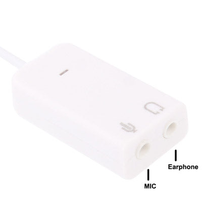 Adaptador de sonido USB 2.0 de 7.1 canales, Plug and Play
