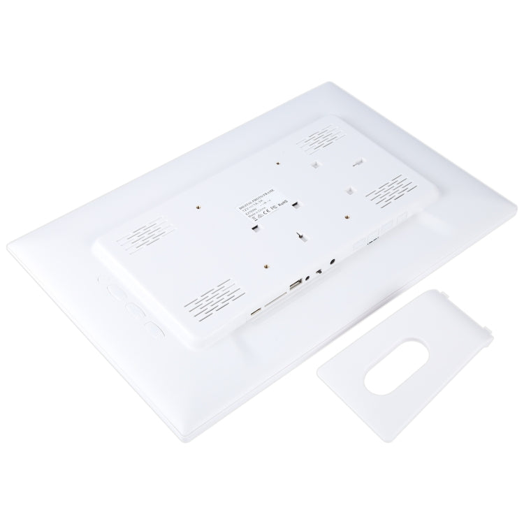 Marco de fotos digital con reproductor multimedia de música y películas de 17 pulgadas con control remoto, programa Mstar V59, compatible con puerto USB / tarjeta SD / HD, altavoz estéreo incorporado
