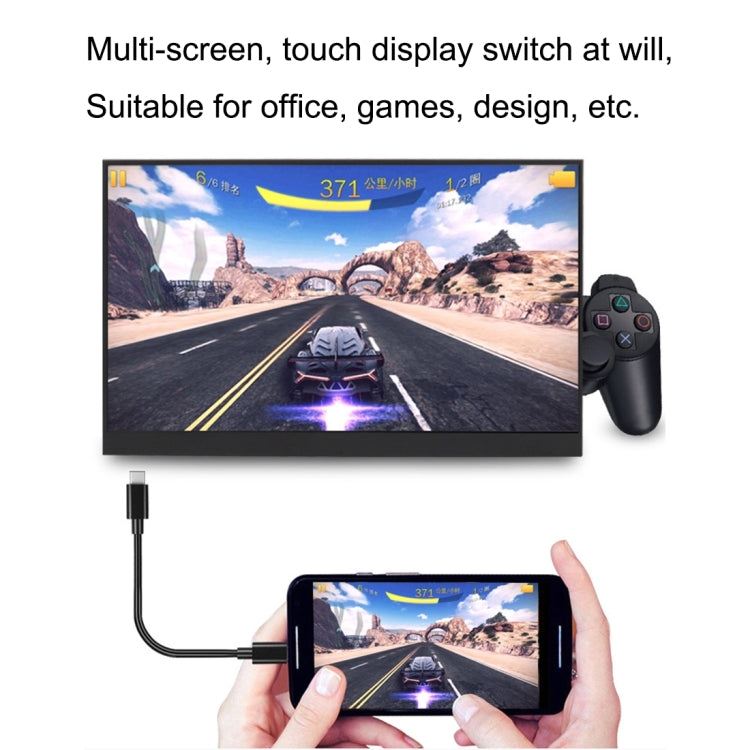 Pantalla portátil LED 1080P de 15,6 pulgadas compatible con HDR, 15.6 inch 1080P