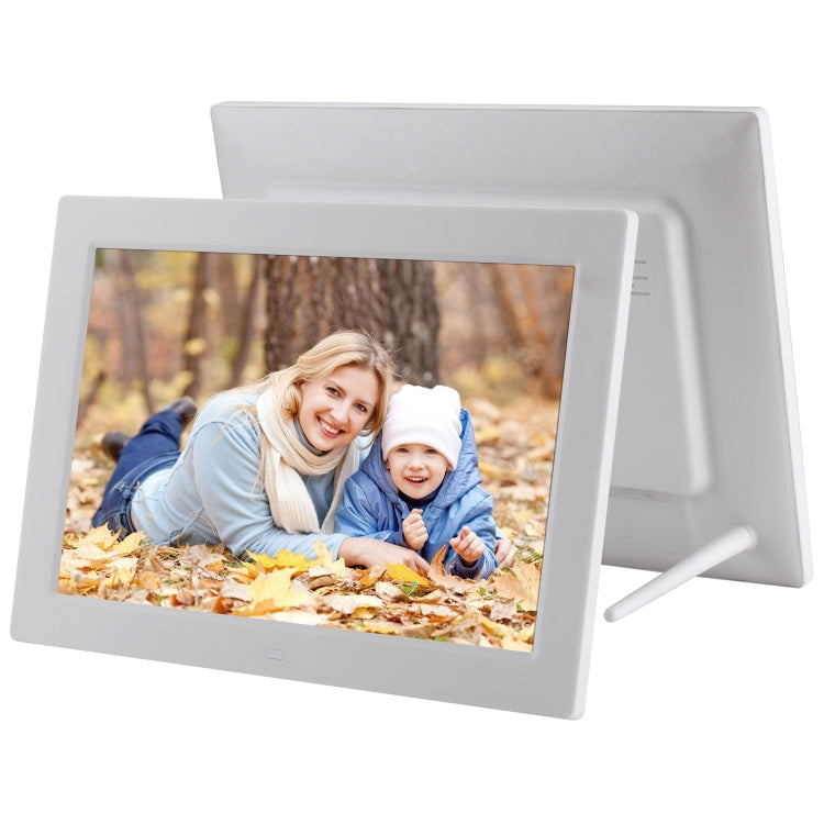 Marco de fotos digital de 12,1 pulgadas con soporte y control remoto, programa Allwinner F16, compatible con disco flash SD / MMC / USB, 12.1 Inch