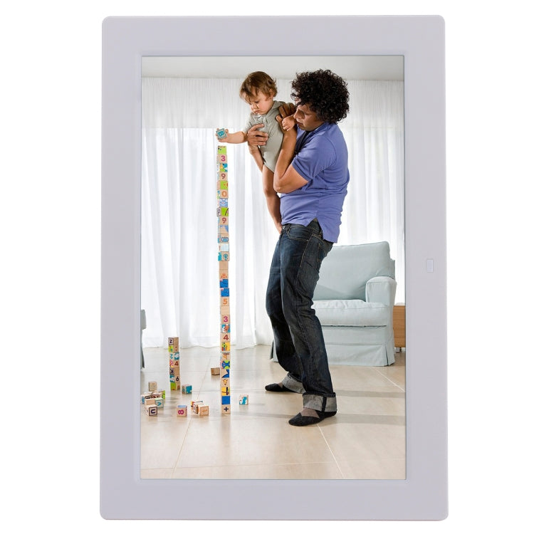 Marco de fotos digital de 12,1 pulgadas con soporte y control remoto, programa Allwinner F16, compatible con disco flash SD / MMC / USB, 12.1 Inch