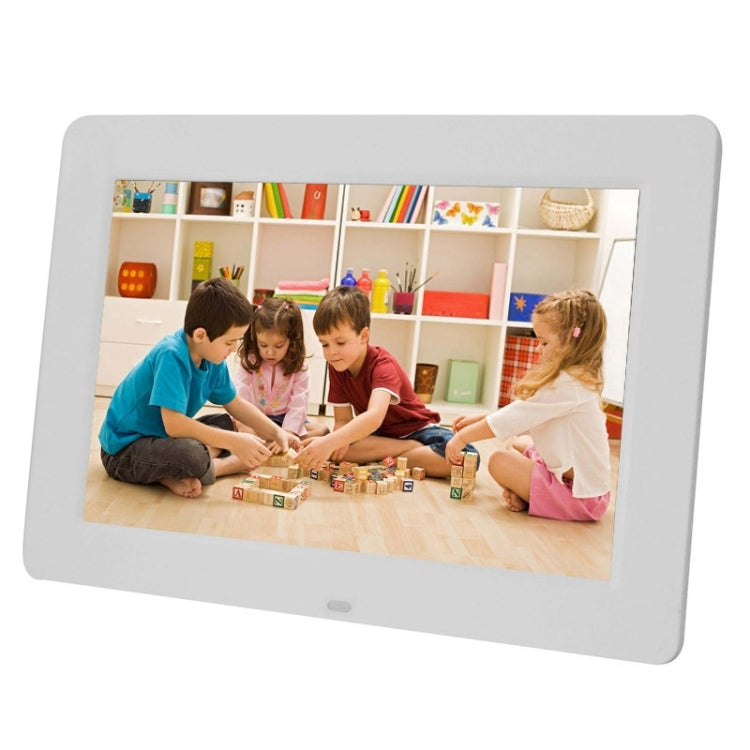 Marco de fotos digital con suspensibilidad de pantalla ancha LED de 13 pulgadas 1024 x 768 / 16:9 con soporte y control remoto, compatible con disco flash SD / MicroSD / MMC / MS / XD / USB, 13 inch