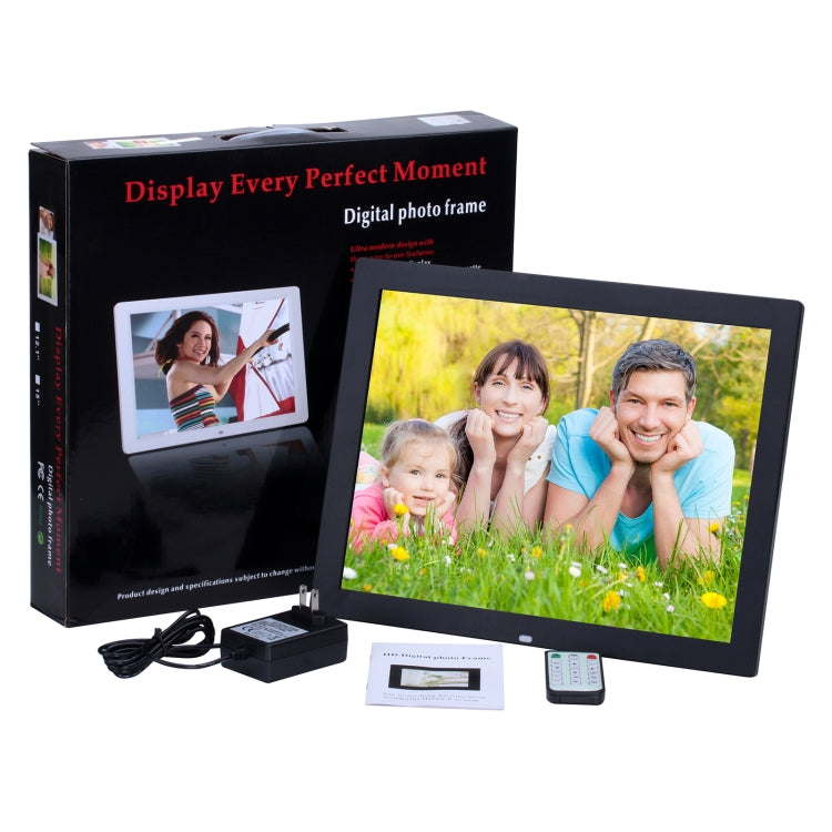 Marco de fotos digital con pantalla LED HD de 14 pulgadas con soporte y control remoto, Allwinner, despertador/MP3/MP4/reproductor de películas, 14.0 inch, 14 inch/Allwinner
