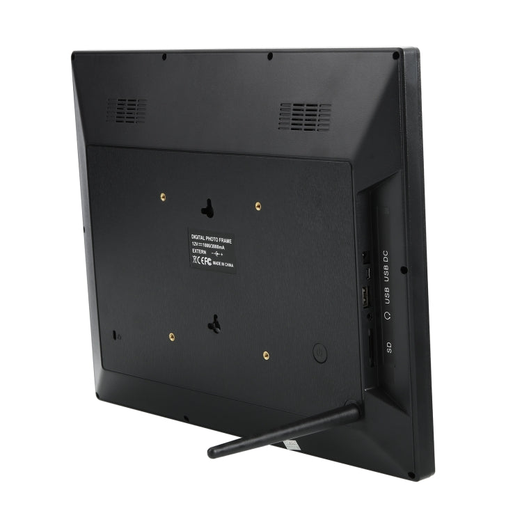 Marco de fotos digital con pantalla LED HD de 15 pulgadas con soporte y control remoto, Allwinner, despertador/MP3/MP4/reproductor de películas, 15 inch Allwinner