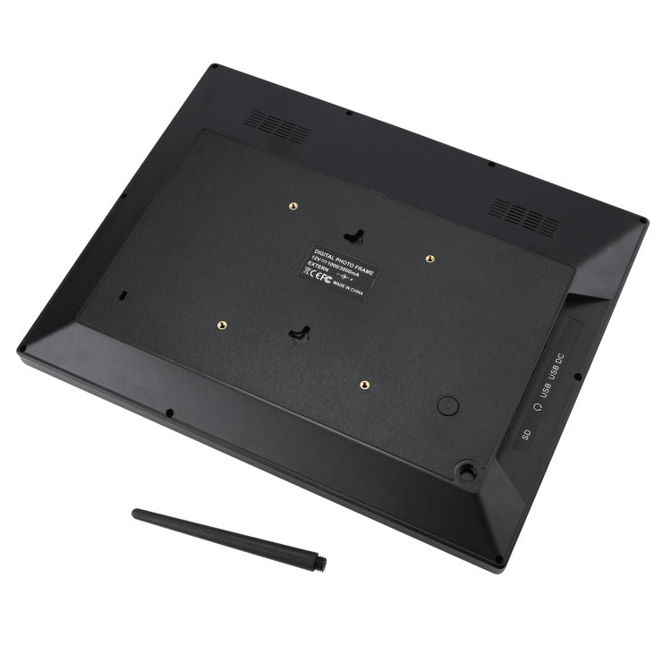 Marco de fotos digital con pantalla LED HD de 15 pulgadas con soporte y control remoto, Allwinner, despertador/MP3/MP4/reproductor de películas, 15 inch Allwinner