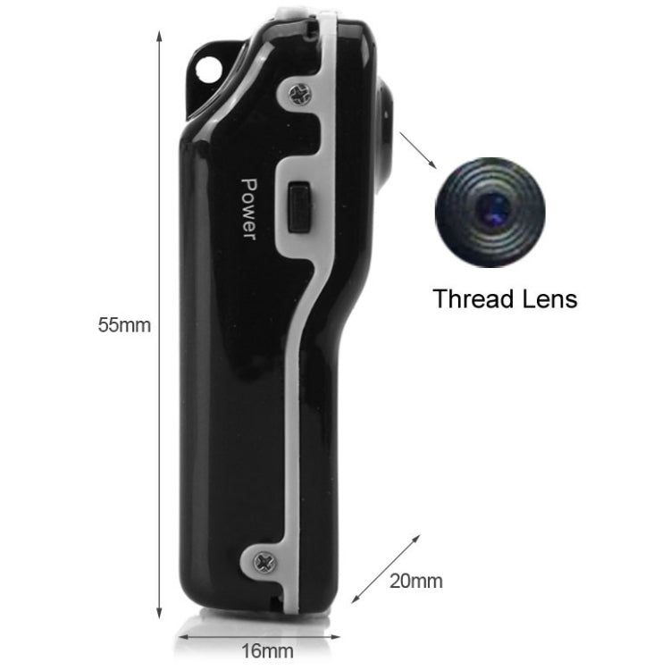 MD80 3 en 1 Mini cámara de VIDEO digital Videocámara POCKET DV con 720 * 480 píxeles, Ángulo de visión: 60 grados, MD80