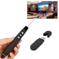 PP-1000 Presentación multimedia Control remoto de PowerPoint Puntero láser RF de 2,4 GHz con receptor USB