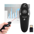 Presentador multimedia con puntero láser y receptor USB para proyector/PC/portátil, distancia de control: 15 m, 016