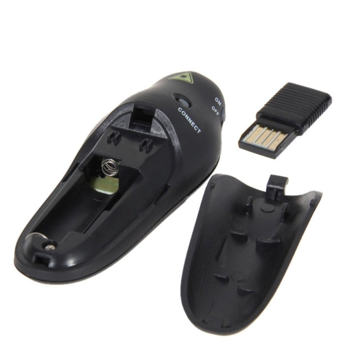 Presentador multimedia con puntero láser y receptor USB para proyector/PC/portátil, distancia de control: 15 m, 016