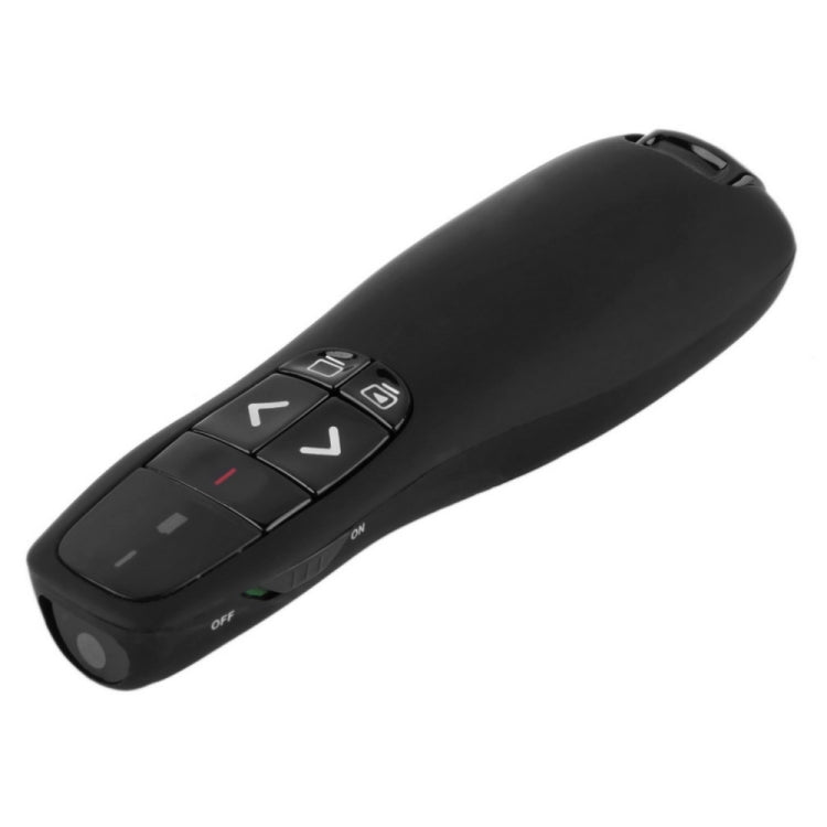 Presentador multimedia con puntero láser y receptor USB para proyector/PC/portátil, distancia de control: 15 m (R400)