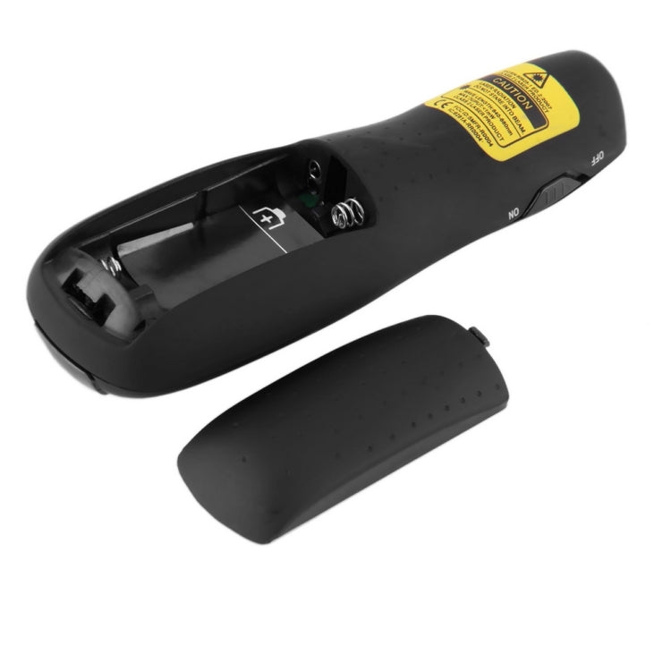 Presentador multimedia con puntero láser y receptor USB para proyector/PC/portátil, distancia de control: 15 m (R400)