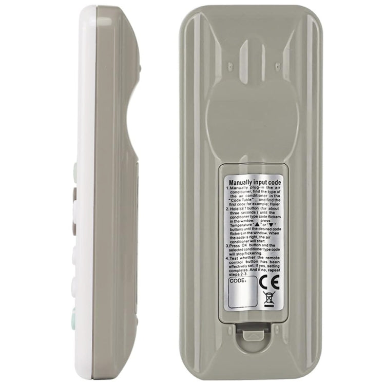 Chunghop K-1028E 1000 en 1 Control remoto universal de aire acondicionado con linterna, K-1028E with Flashlight