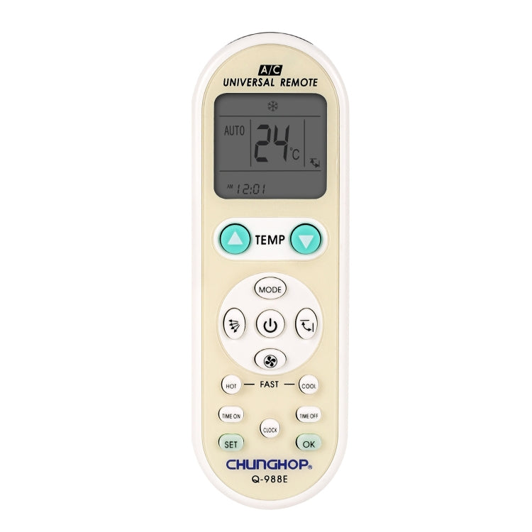Control remoto universal de aire acondicionado Chunghop (Q-988E), Q-988E