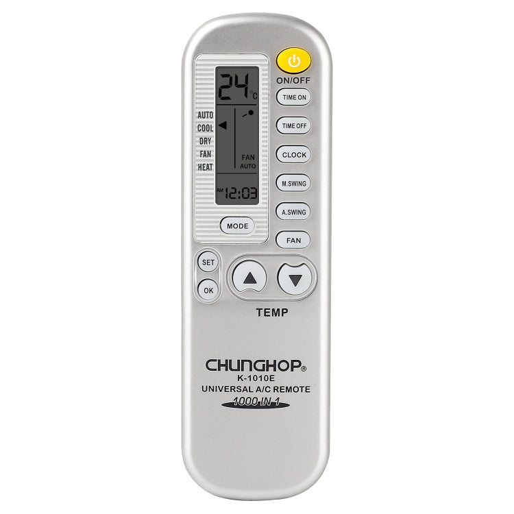 Control remoto universal de aire acondicionado Chunghop (K-1010E), K-1010E